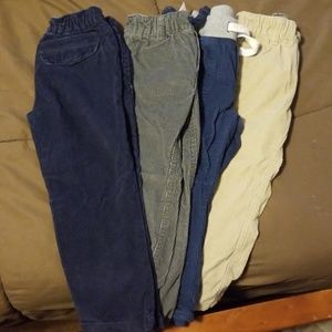 Lot of 4 corduroy pants